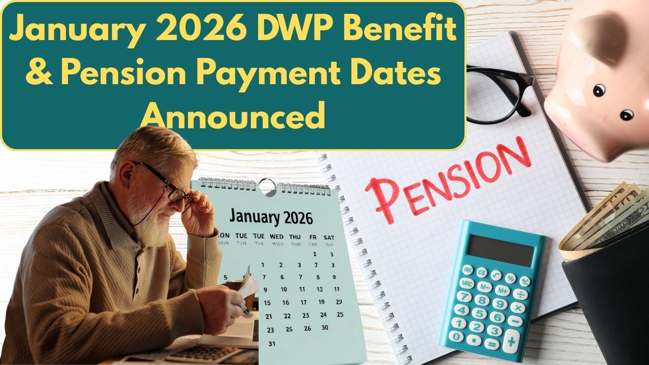 January 2026 DWP Benefit & Pension Payment Dates Announced
