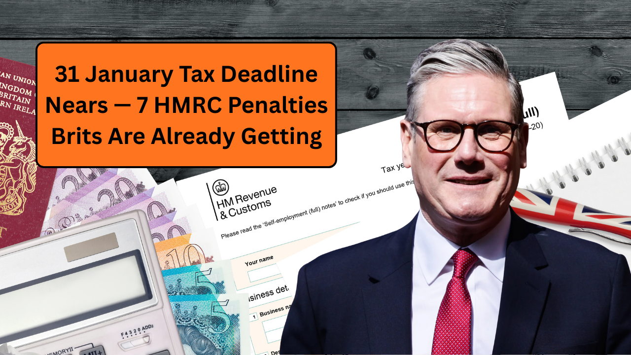 31 January Tax Deadline Nears — 7 HMRC Penalties Brits Are Already Getting 2026