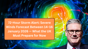72-Hour Storm Alert: Severe Winds Forecast Between 14–16 January 2026 — What the UK Must Prepare for Now