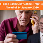 Amazon Prime Scam UK: “Cancel Trap” Spreading Ahead of 24 January 2026