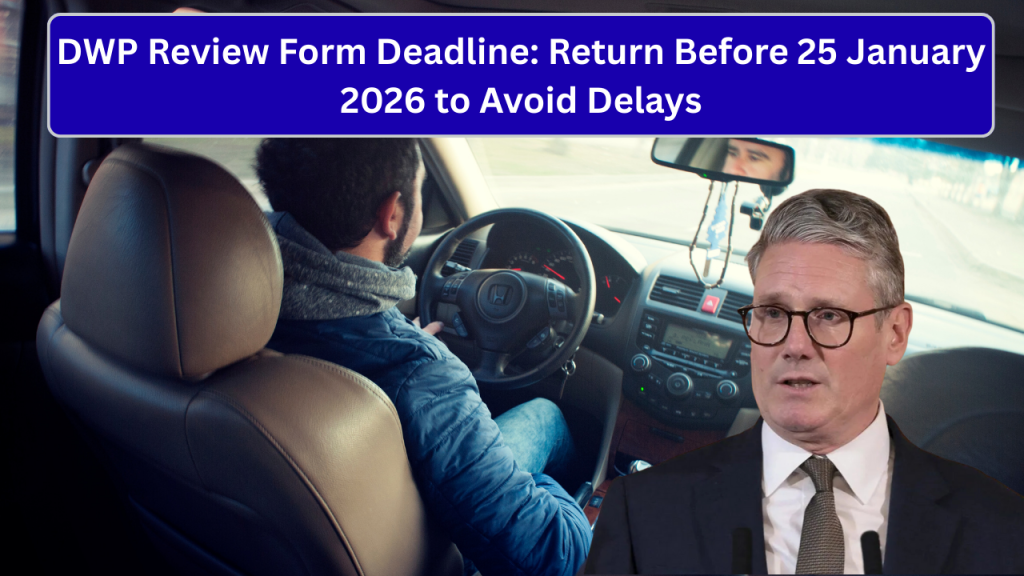 DWP Review Form Deadline: Return Before 25 January 2026 to Avoid Delays