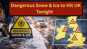 Dangerous Snow & Ice to Hit UK Tonight — Drivers and Seniors Urged to Act Now