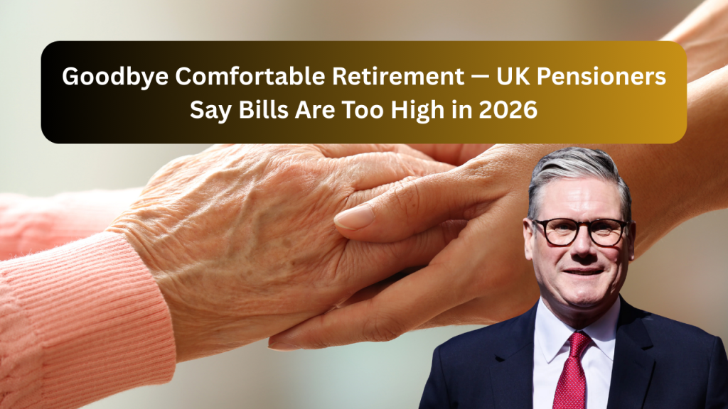 Goodbye Comfortable Retirement — UK Pensioners Say Bills Are Too High in 2026