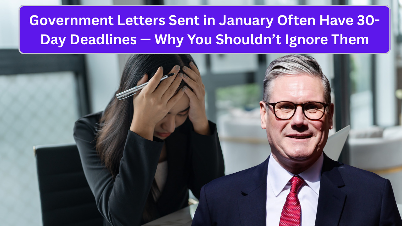 Government Letters Sent in January Often Have 30-Day Deadlines — Why You Shouldn’t Ignore Them