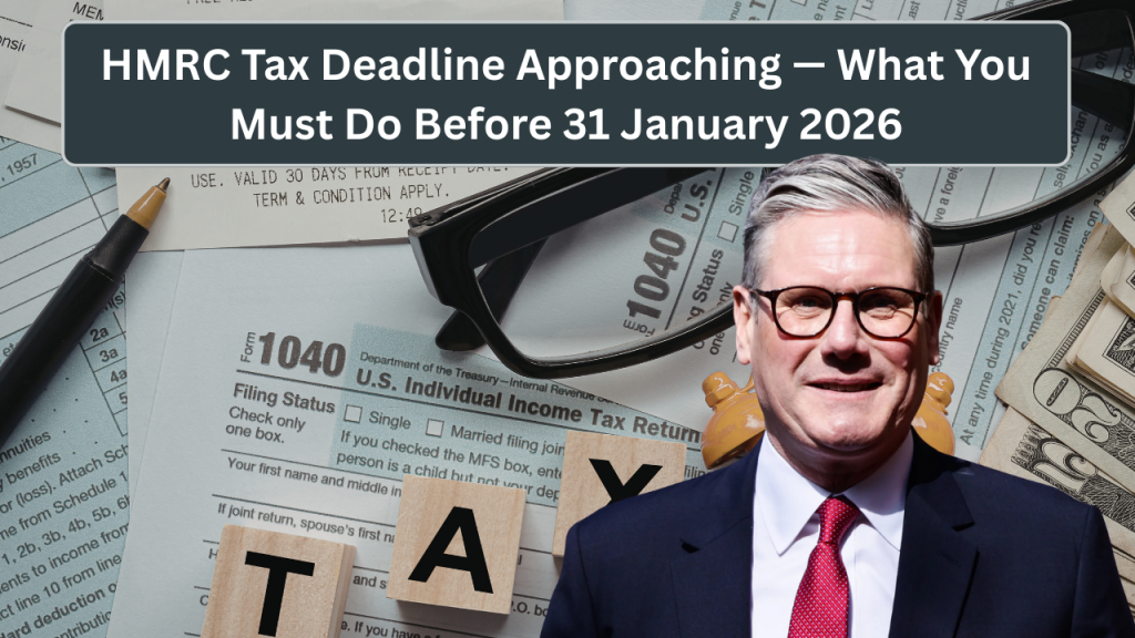 HMRC Tax Deadline Approaching — What You Must Do Before 31 January 2026
