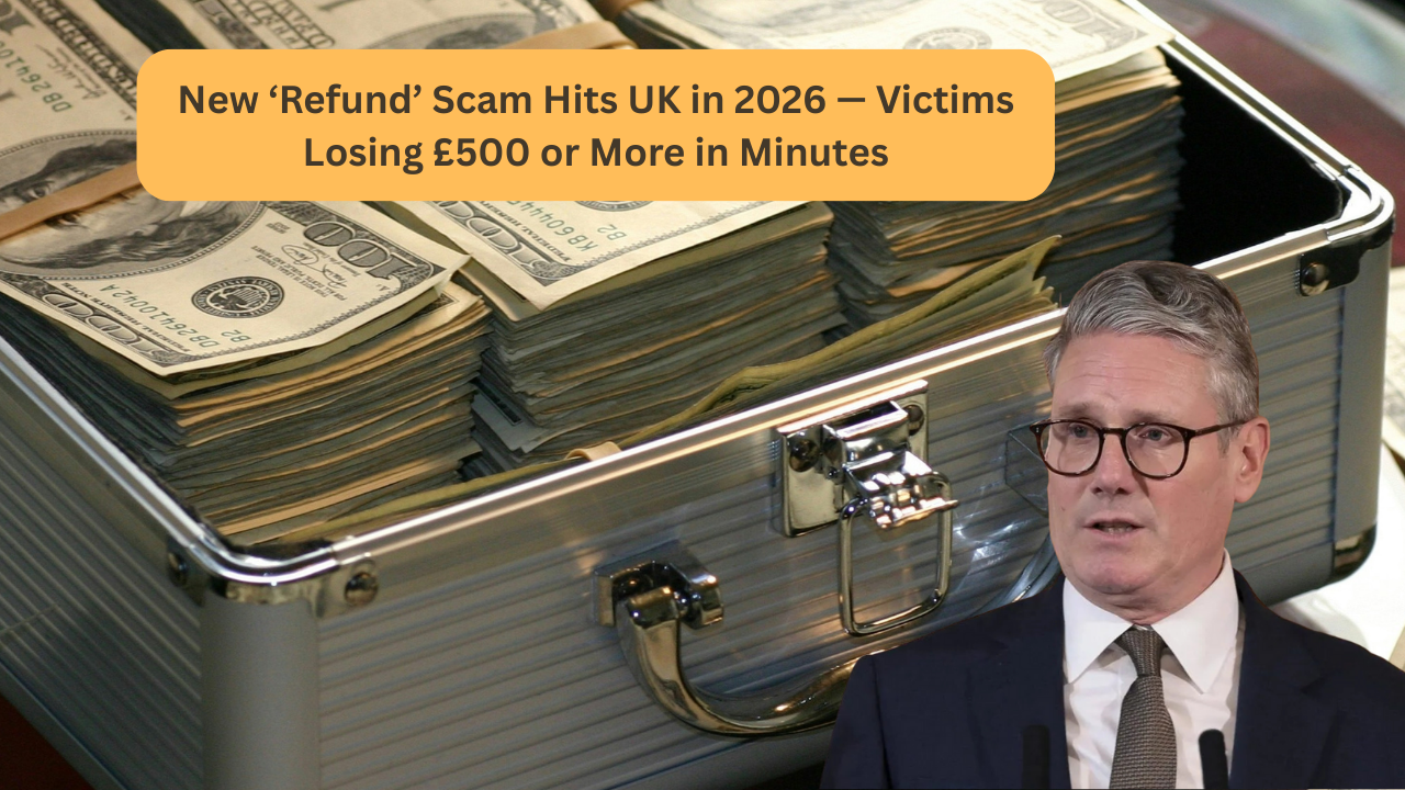 New ‘Refund’ Scam Hits UK in 2026 — Victims Losing £500 or More in Minutes