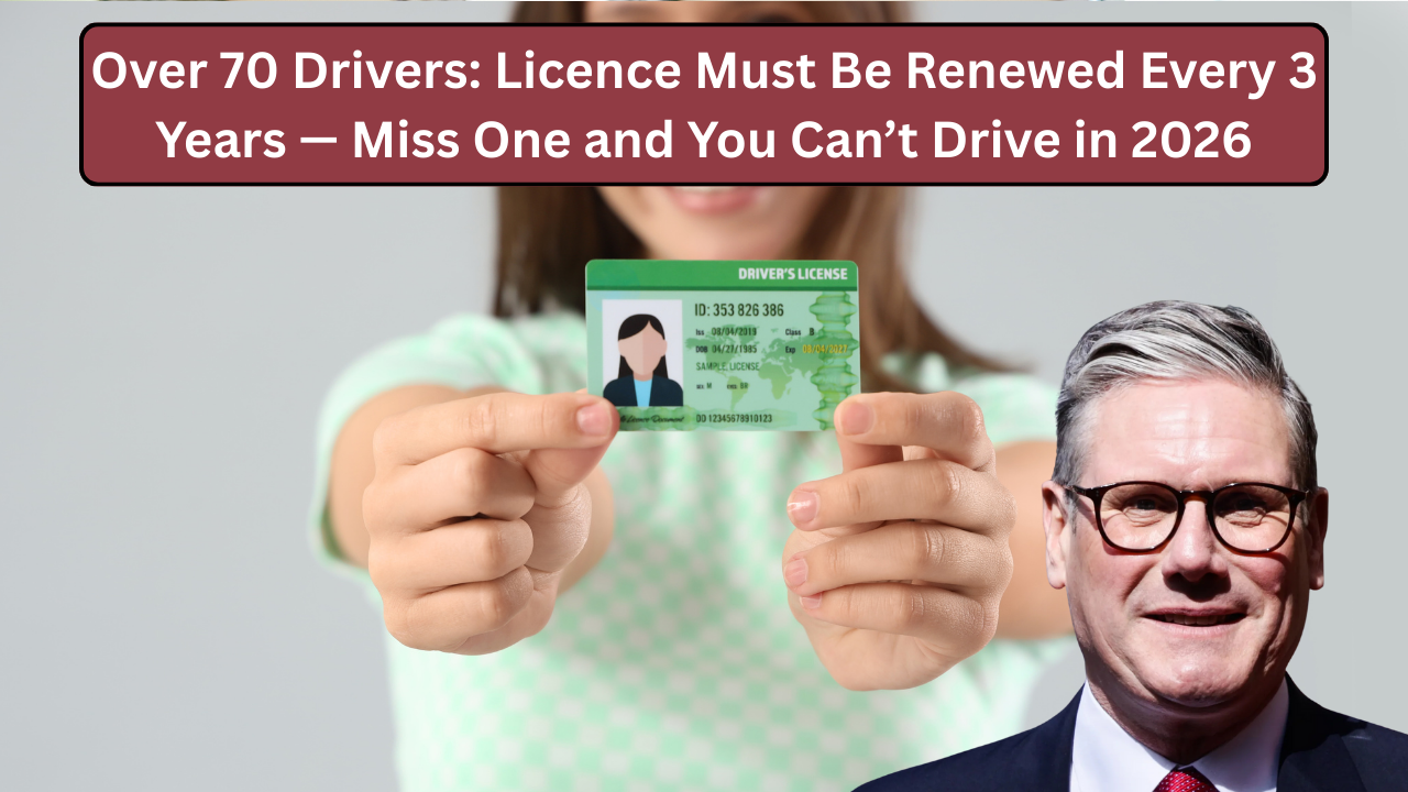 Over 70 Drivers: Licence Must Be Renewed Every 3 Years — Miss One and You Can’t Drive in 2026 2026