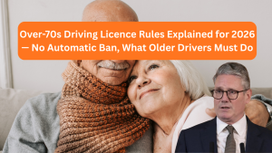 Over-70s Driving Licence Rules Explained for 2026 — No Automatic Ban, What Older Drivers Must Do