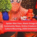 Spider-Man Fans, Alexis Ortega Death, Fan Community News, Online Creators Legacy, Pop Culture Mourning, 2026 Entertainment News