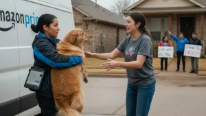 Texas Woman Left Heartbroken After Amazon Driver Takes Her Dog, Sparks Heated Debate: Was It Theft or Rescue?
