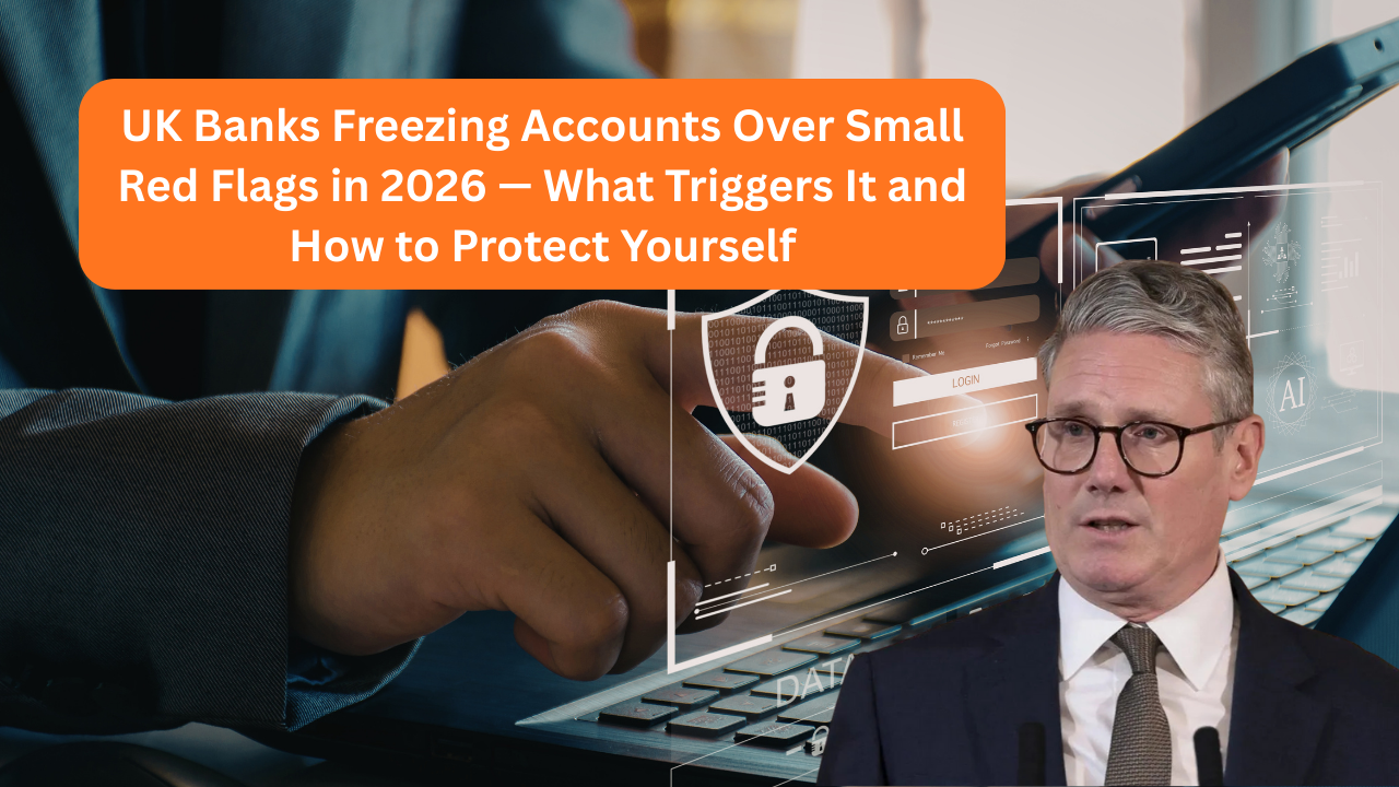 UK Banks Freezing Accounts Over Small Red Flags in 2026 — What Triggers It and How to Protect Yourself