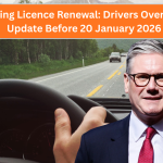 UK Driving Licence Renewal: Drivers Over 70 Must Update Before 20 January 2026