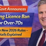 UK Govt Announces Driving Licence Ban for Over-70s Under New 2026 Rules – Details Explained 2026