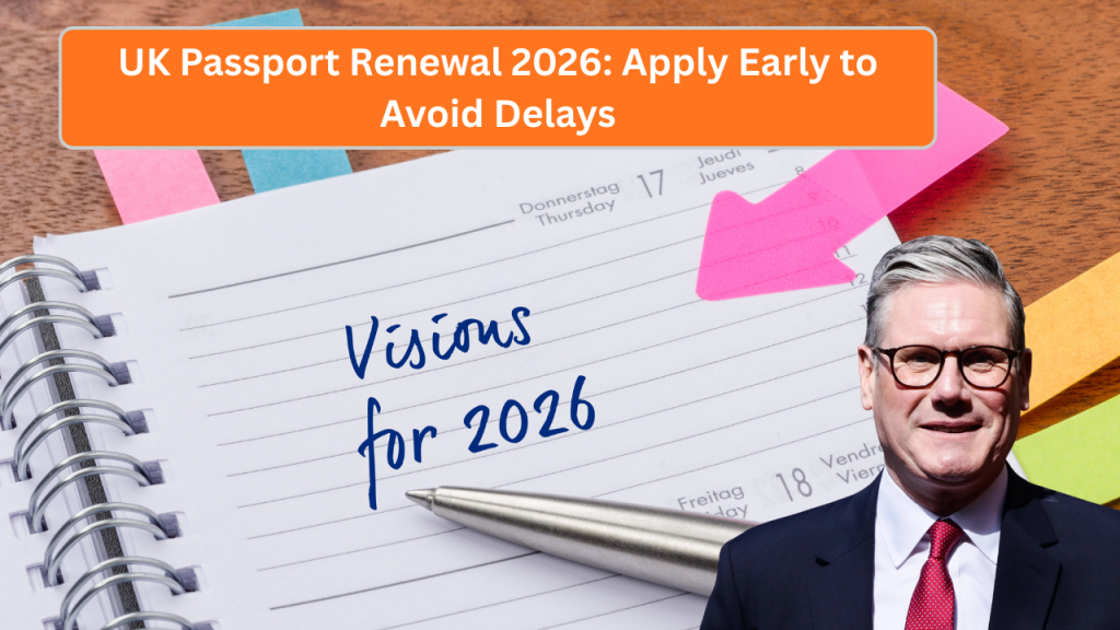 UK Passport Renewal 2026: Apply Early to Avoid Delays