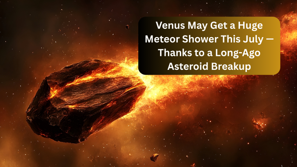 Venus May Get a Huge Meteor Shower This July — Thanks to a Long-Ago Asteroid Breakup