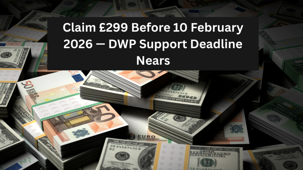 Claim £299 Before 10 February 2026 — DWP Support Deadline Nears