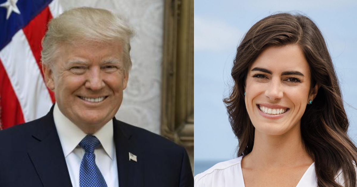 Donald Trump and Madeline Westerhout
