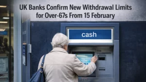 UK Banks Confirm New Withdrawal Limits for Over-67s From 15 February