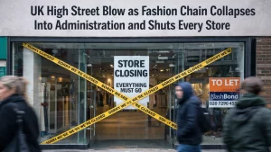 UK High Street Blow as Fashion Chain Collapses Into Administration and Shuts Every Store
