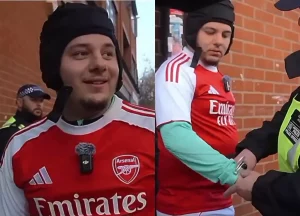 Popular TikTok star J2hundred was arrested outside Tottenham Hotspur Stadium after chanting a controversial word at Spurs fans during the North London Derby