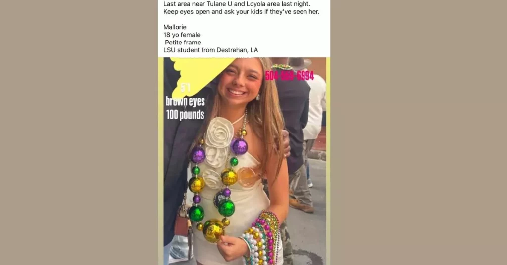 mallorie tizzard found