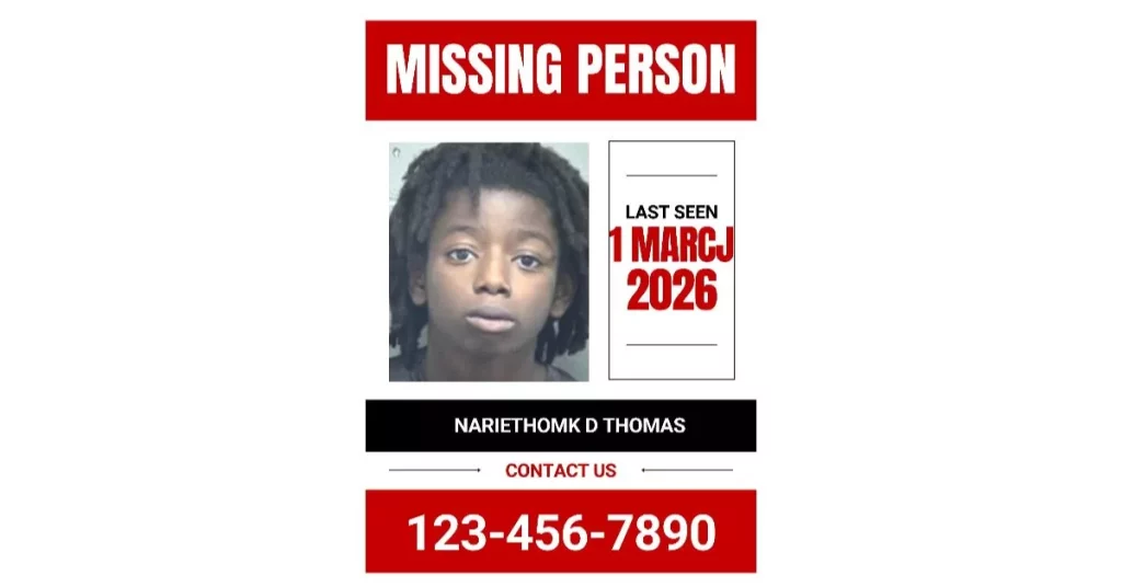 Nariek D Thomas Missing
